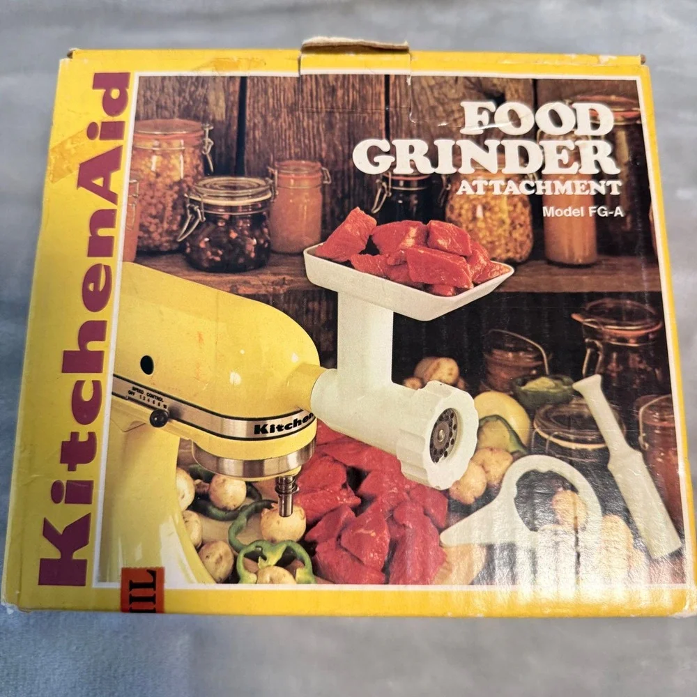 Vintage KitchenAid Hobart FG-A Food Grinder Attachment Boxed Parts/Repair